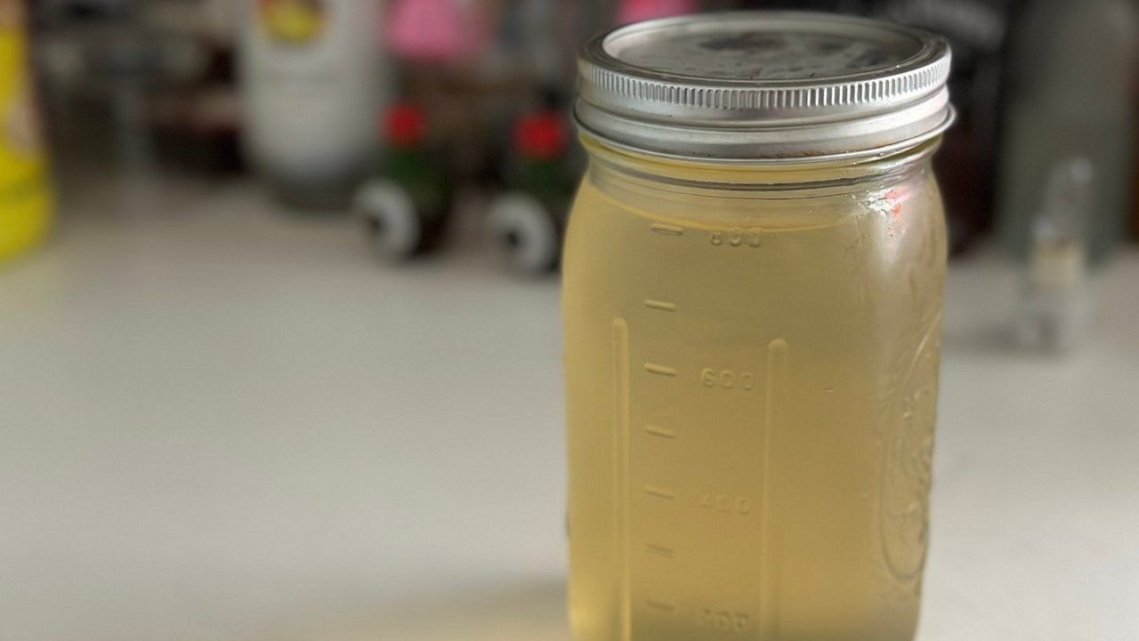 Brown water flows after hydrants damaged in Winter Springs